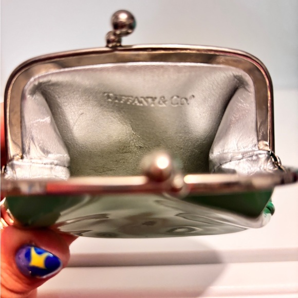 Tiffany & Co. Patent Leather Kisslock Coin Purse - stained - Picture 4 of 15